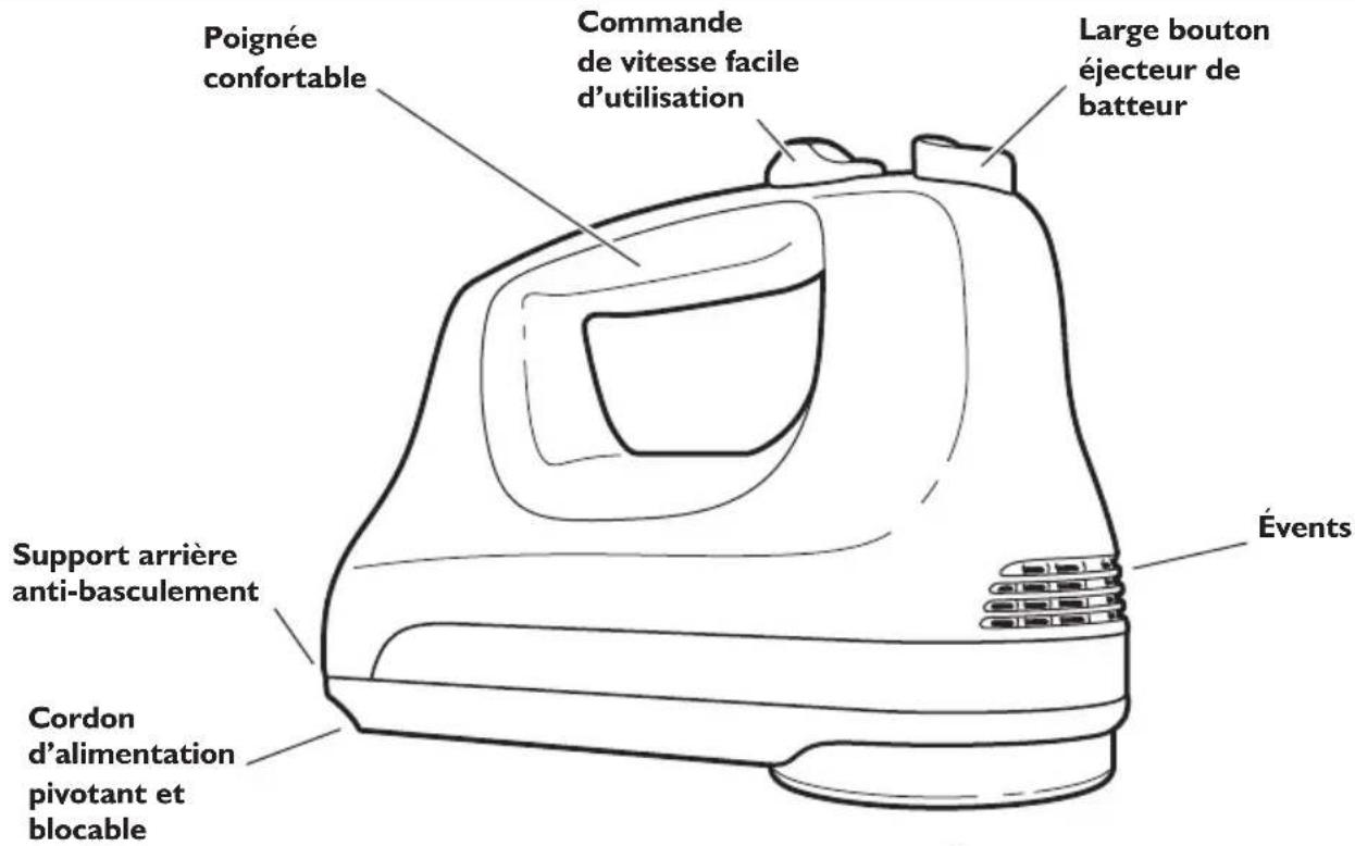 KITCHENAID KHM512WM - Pièces et caractéristiques - 1