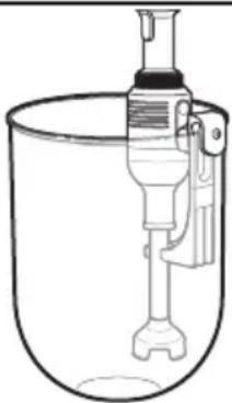KITCHENAID KHBC418OB - Uso de la abrazadera para recipiente y la característica de funcionamiento continuo - 1