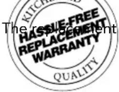 KITCHENAID KEK1322SS - WARRANTY - 1