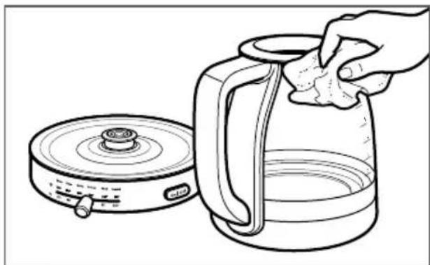 KITCHENAID KEK1322SS - CLEANING THE GLASS TEA KETTLE AND ACCESSORIES - 2