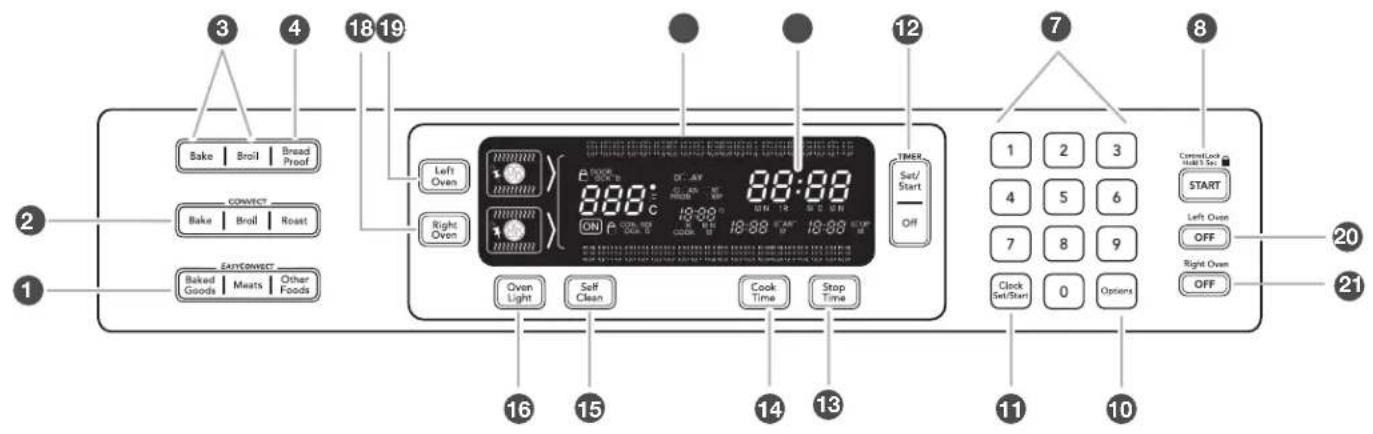 KITCHENAID KDRS483VBK - ELECTRONIC OVEN CONTROLS - 2
