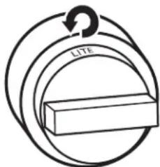 KITCHENAID KDRS483VBK - To Set a Burner: - 1