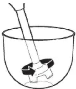 KITCHENAID KHBC212ER - Using the twist lock blending arm - 2
