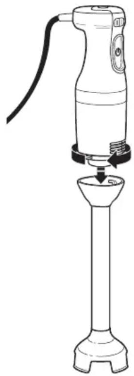 KITCHENAID KHBC212ER - Utilisation du module de mixage à verrouillage par rotation - 1