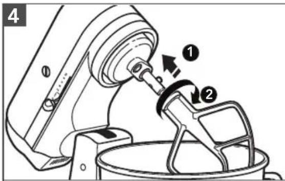 KITCHENAID KSM153PSTG - GUIDE DE COMMANDE DE VITESSE - 2