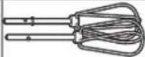 KITCHENAID KHM512AQ - UTILISATION DU BATTEUR À MAIN - 4