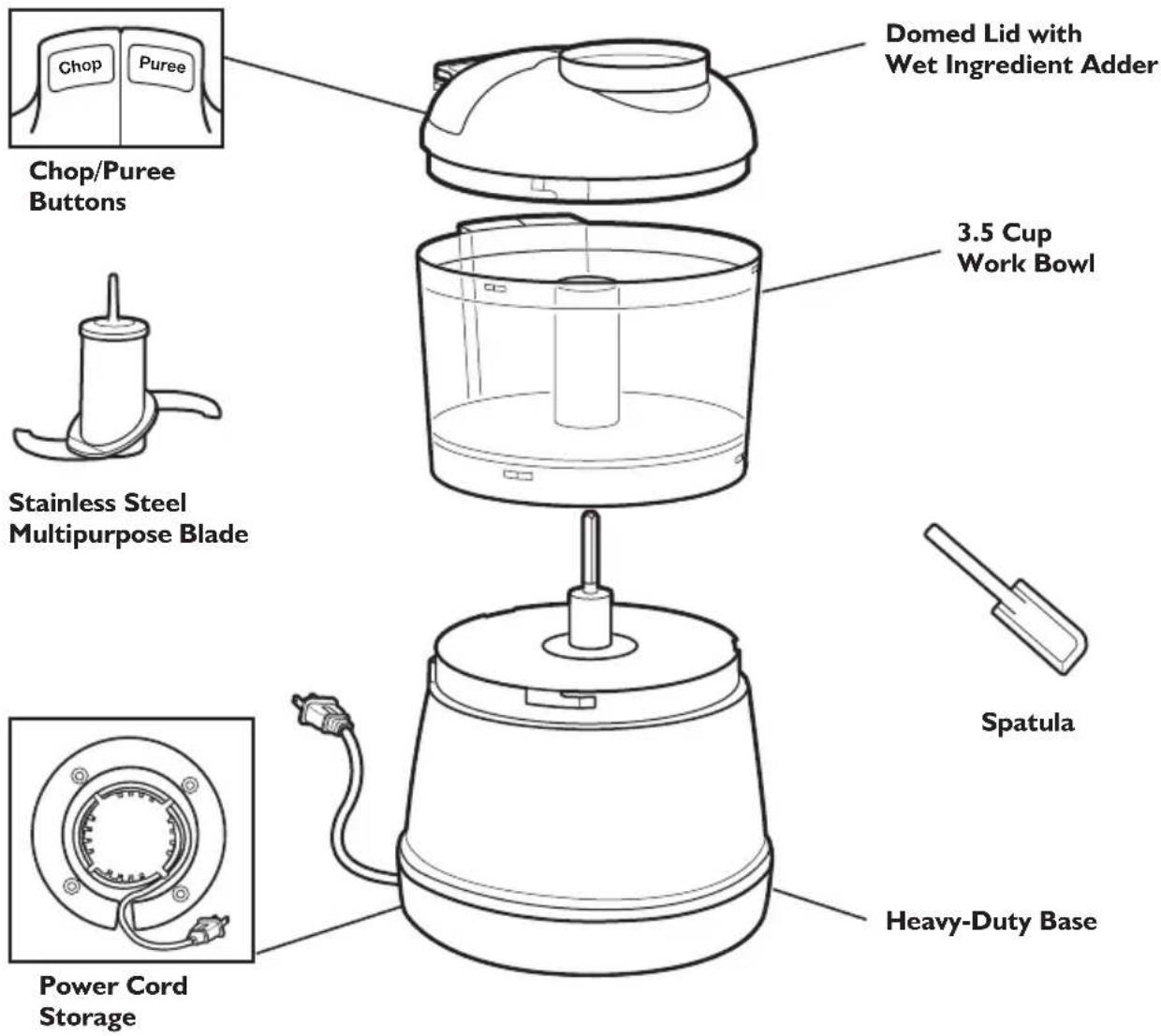KITCHENAID KFC3511GA - Parts and Features Guide - 1