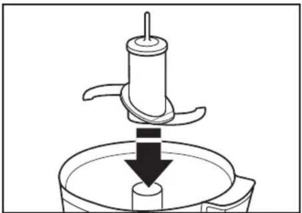 KITCHENAID KFC3511GA - Utilisation du hachoir - 2