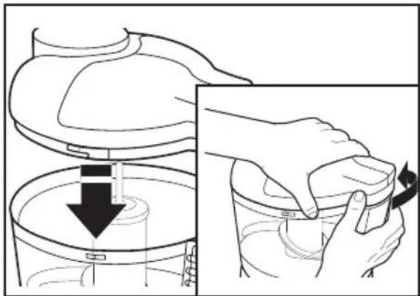 KITCHENAID KFC3511GA - Utilisation du hachoir - 3