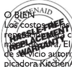 KITCHENAID KFC3511GA - Garantía de KitchenAid® para la picadora en los 50 estados de los Estados Unidos, el Distrito de Columbia, y Canadá - 1