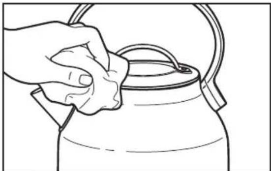 KITCHENAID KEK1222ER - Cleaning the exterior - 1