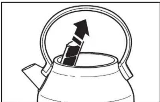 KITCHENAID KEK1222ER - Cleaning the filter - 1