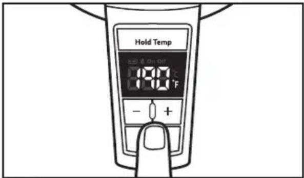 KITCHENAID KEK1222SX - Utilisation du mode Hold Temp (maintien de la température) - 2