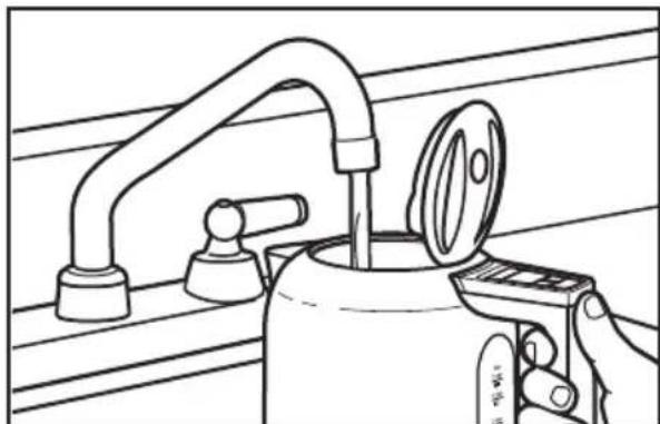 KITCHENAID KEK1222SX - Élimination des dépôts calcaires de l'intérieur de l'appareil - 1