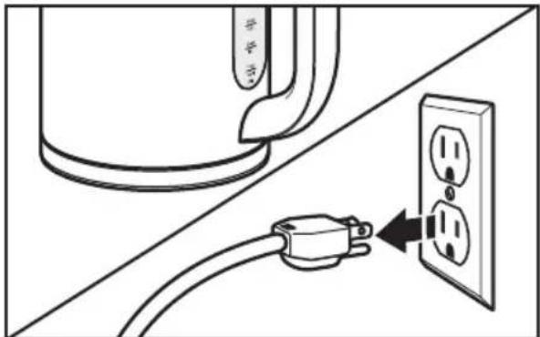 KITCHENAID KEK1222SX - Arrêt de la bouilloire électrique - 3