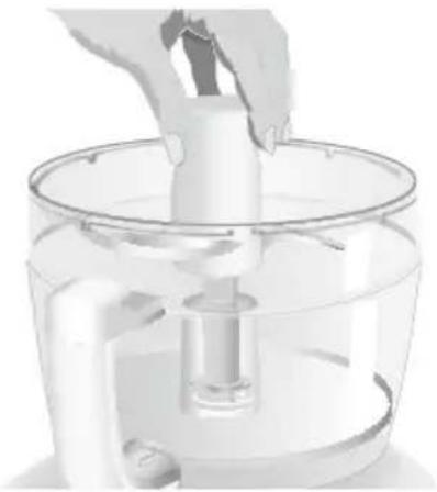 KITCHENAID KFPW760WH - Ensamblaje de la cuchilla multipropósito y de la cuchilla para masa - 1