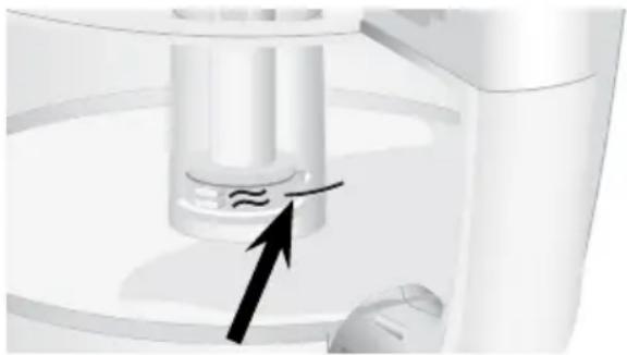 KITCHENAID KFPW760WH - Niveau maximal de liquide - 1