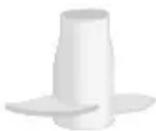 KITCHENAID KFPW760WH - To slice or shred items that are "pear-shaped" like sweet potatoes, eggplant and squash: - 1
