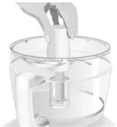 KITCHENAID KFPW760WH - Assemblage des lames polyvalente et à pétrir - 1