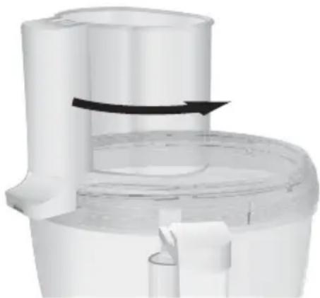 KITCHENAID KFPW760WH - Assemblage du bol de travail - 2