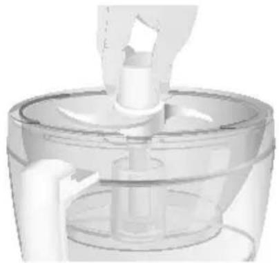 KITCHENAID KFPW760WH - Ensamblaje del minitazón - 2