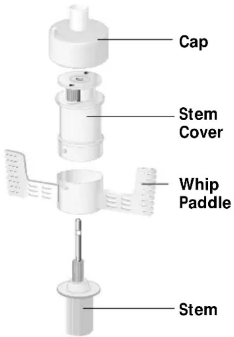 KITCHENAID KFPW760WH - To assemble: - 1