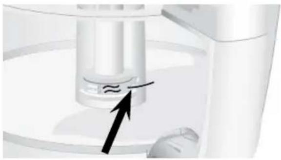 KITCHENAID KFPW760WH - Nivel máximo de líquido - 1