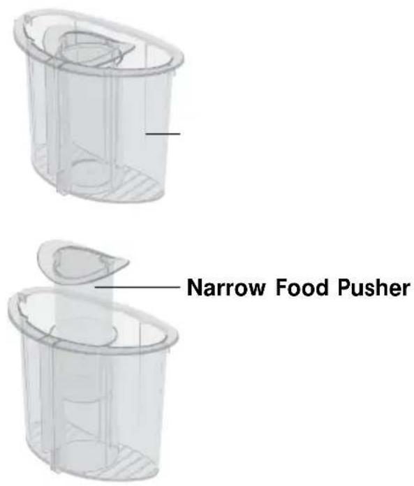 KITCHENAID KFPW760WH - The 3-Piece Food Pusher (Models KFPW763 &amp; KFPM773) - 1