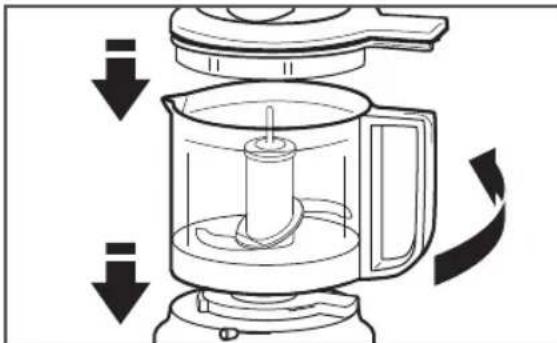 KITCHENAID KFC3516BY - USING THE FOOD CHOPPER - 1