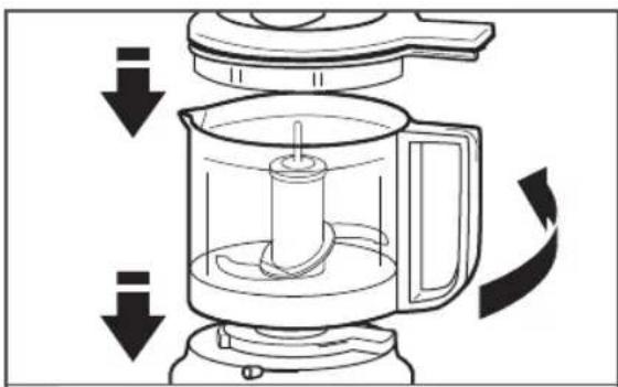KITCHENAID KFC3516BY - UTILISATION DU BOLÀ SAUCE ET DU BEC VERSEUR - 1