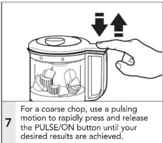 KITCHENAID KFC3516BY - USING THE FOOD CHOPPER - 3