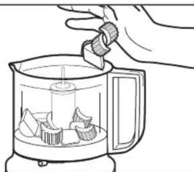 KITCHENAID KFC3516BY - USING THE FOOD CHOPPER - 4