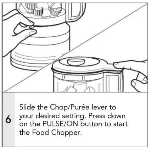 KITCHENAID KFC3516BY - USING THE FOOD CHOPPER - 2