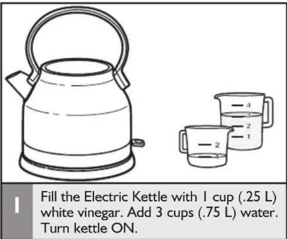 KITCHENAID KEK1222HT - Removing mineral deposits from the interior - 1