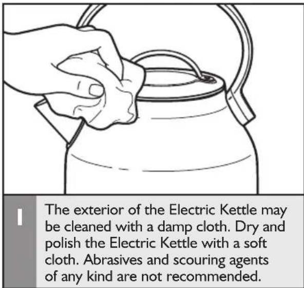 KITCHENAID KEK1222HT - Cleaning the exterior - 1