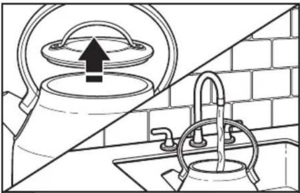 KITCHENAID KEK1222HT - Calentar el agua - 1