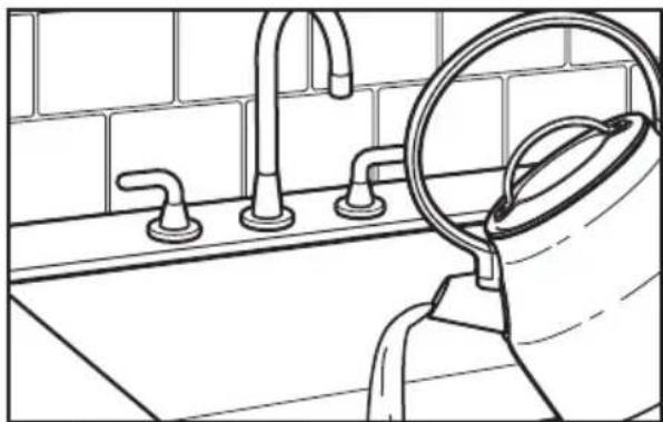 KITCHENAID KEK1222HT - Élimination des dépôts calcaires de l'intérieur de l'appareil - 2