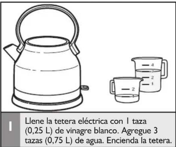KITCHENAID KEK1222TB - Eliminación de los depósitos de minerales en el interior - 1