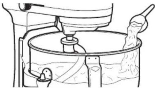 KITCHENAID RKSM7581BZ - Pour élever le bol - 1