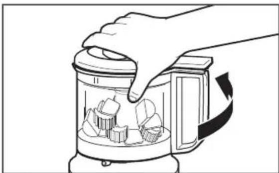 KITCHENAID KFC3516FG - Utilisation du hachoir - 1