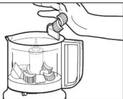 KITCHENAID KFC3516FG - USING THE FOOD CHOPPER - 4