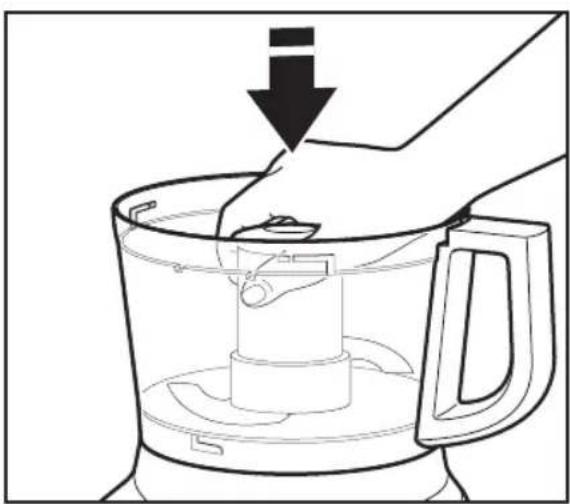 KITCHENAID KFP0922OB - Montage de la lame polyvalente ou de la lame de pétrissage - 2