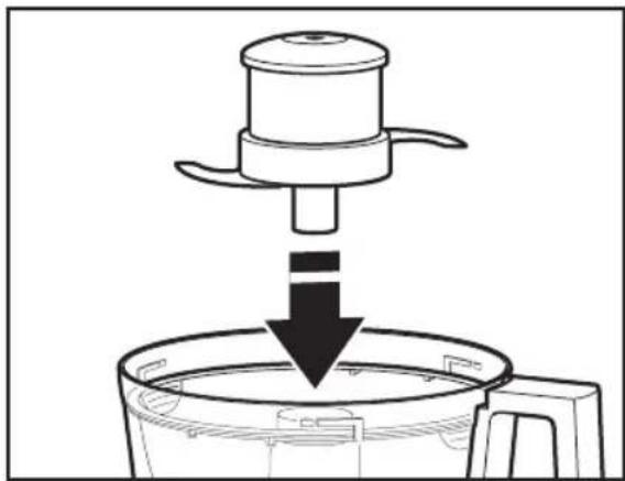 KITCHENAID KFP0922OB - Installing the Mini-Bowl and Mini-Blade - 2
