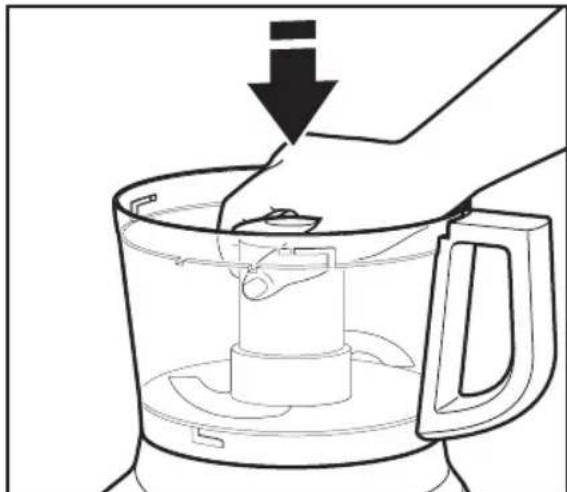 KITCHENAID KFP0922OB - Installing the Multipurpose Blade or Dough Blade - 2