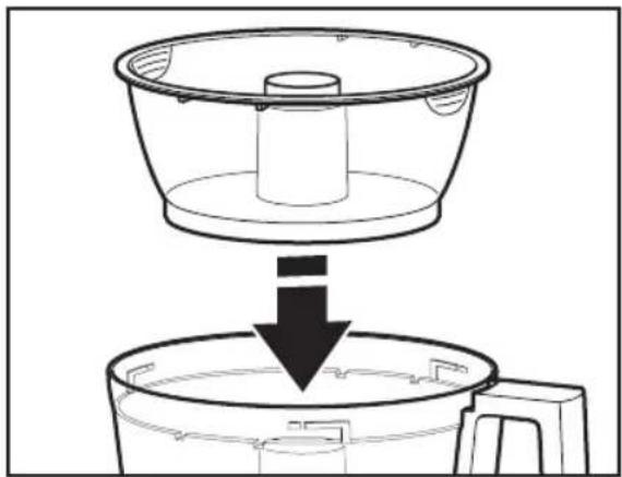 KITCHENAID KFP0922OB - Montage du mini-bol et de la mini-lame - 1