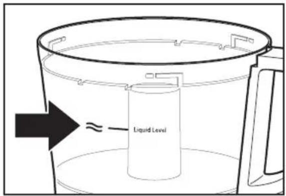 KITCHENAID KFP0922OB - Niveau maximal de liquide - 1