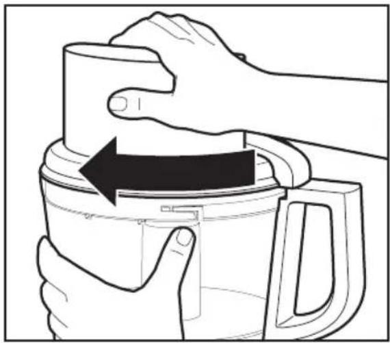 KITCHENAID KFP0922OB - Removing the Work Bowl Cover from the Work Bowl - 1