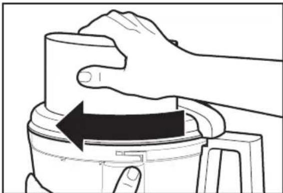 KITCHENAID KFP0922OB - Retrait des aliments transformés - 2
