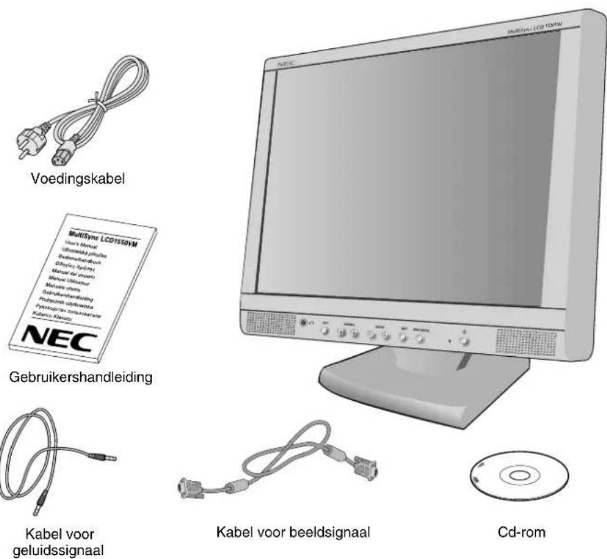 NEC MultiSync LCD1550VMBK - Inhoud - 1