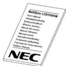 NEC MultiSync LCD1550VMBK - Obsah - 2